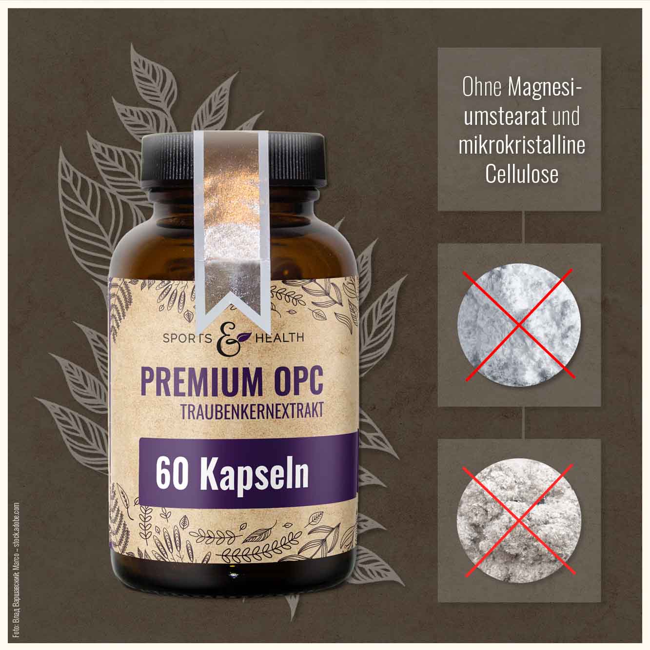Premium OPC  Traubenkernextrakt -  300 mg aus Frankreich