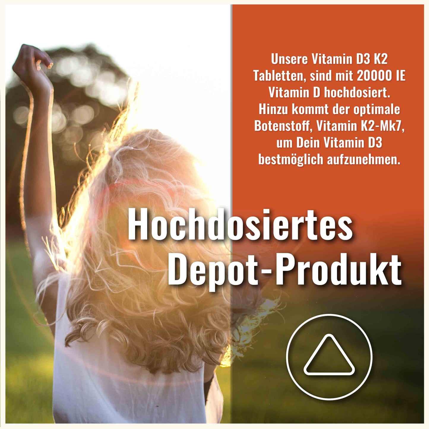 Vitamin D3 + K2 Depot 200 Tabletten - 20.000 IE
