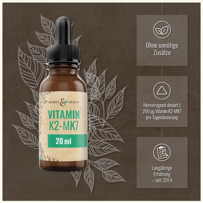 Vitamin K2-MK7 20ml Tropfen