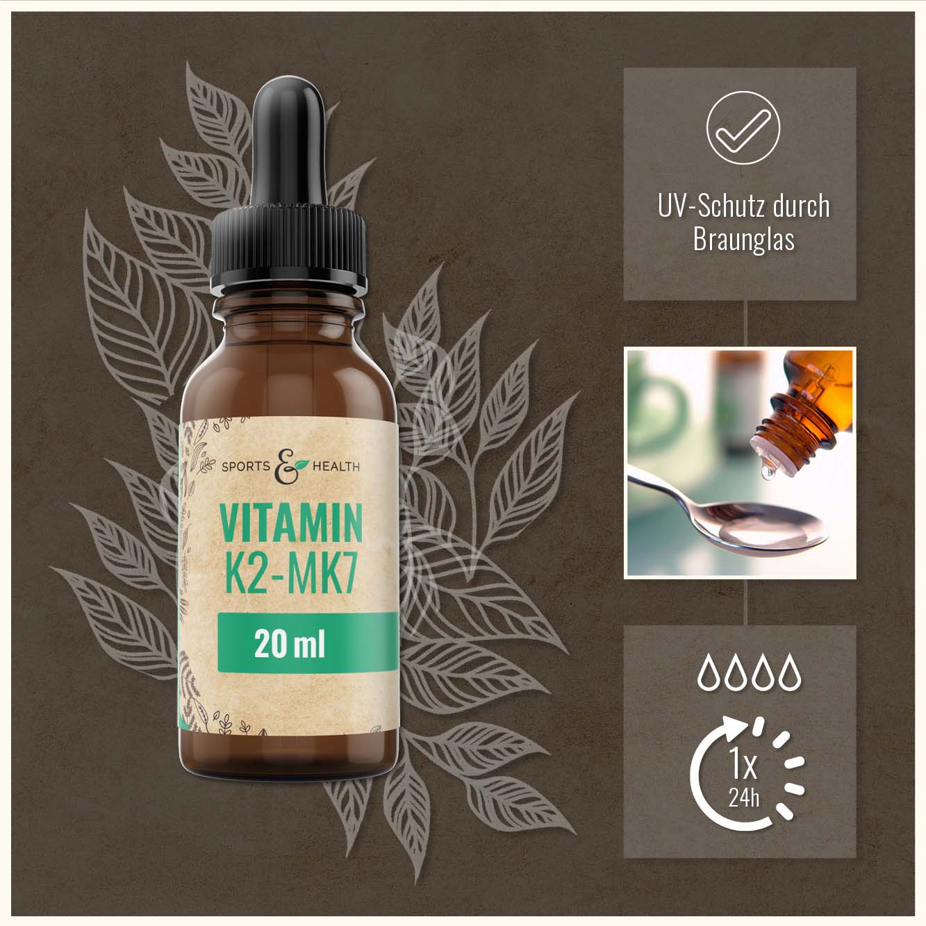 Vitamin K2-MK7 20ml Tropfen