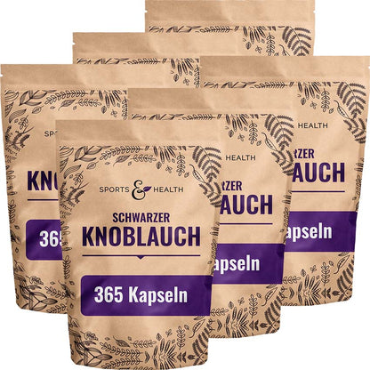 Schwarzer Knoblauch Kapseln 365