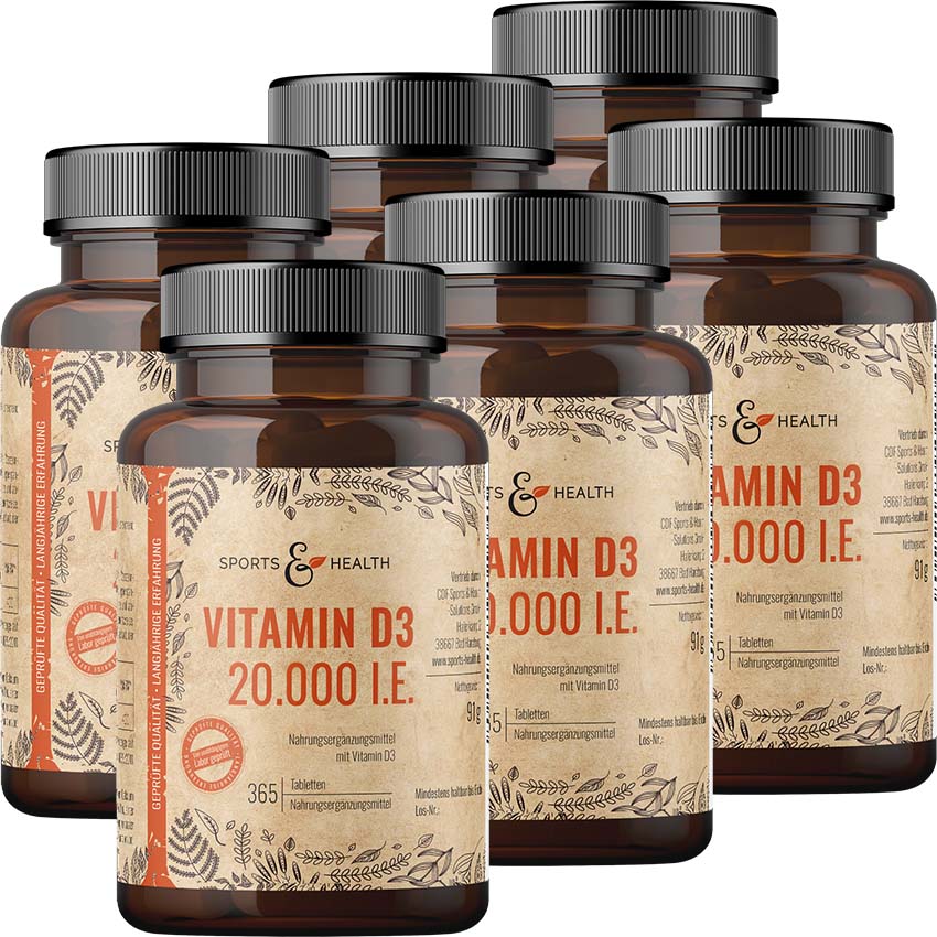 Vitamin D3 Tabletten -  20.000 IE
