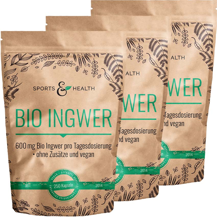 Bio Ingwer Kapseln -  DE-ÖKO-005